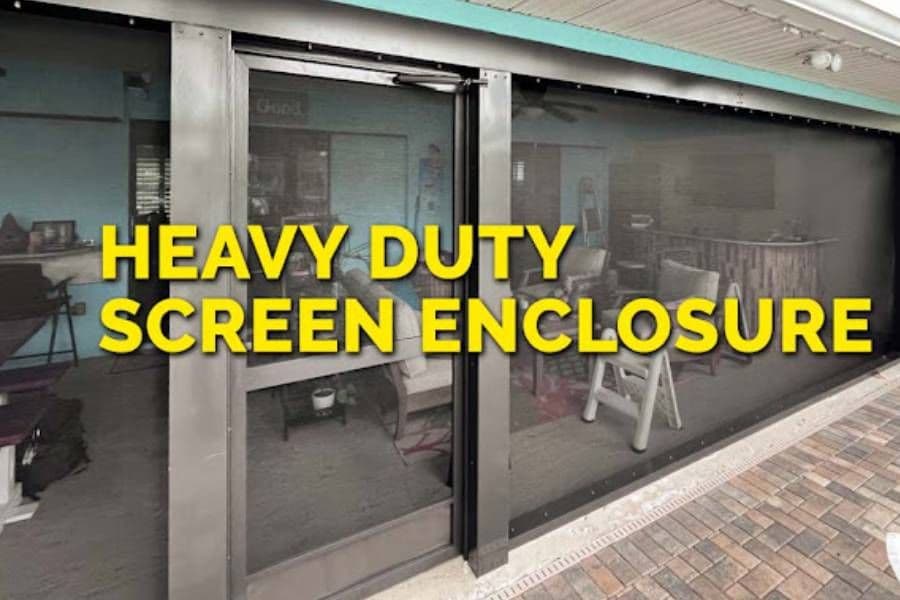 heavy duty screen enclosed