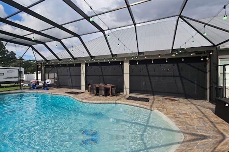 closing pool patio