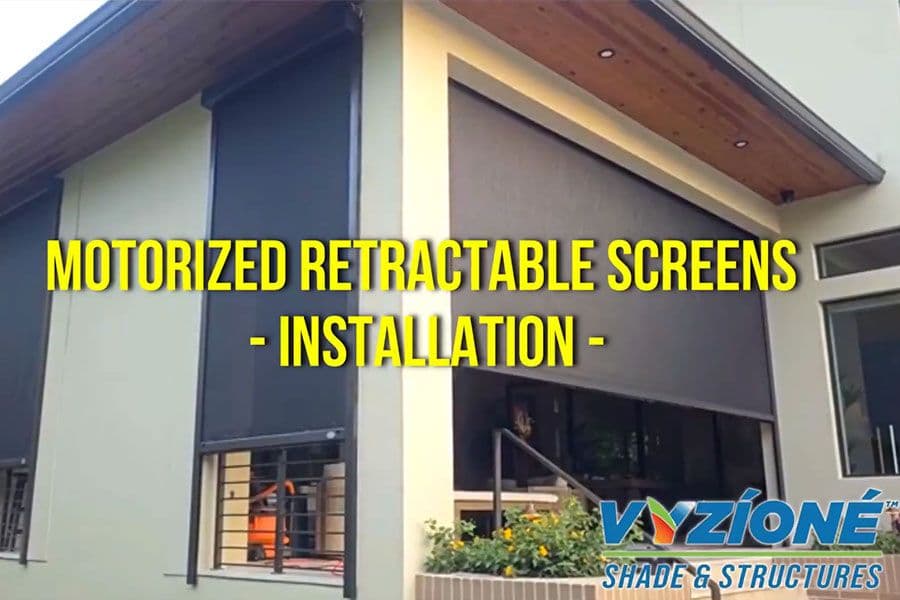 installation of retractable screens